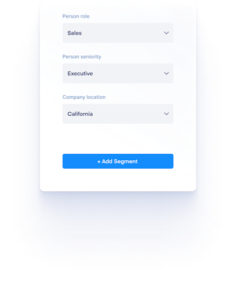 Ilustración que muestra el flujo de trabajo de segmentación y targeting de emails. 